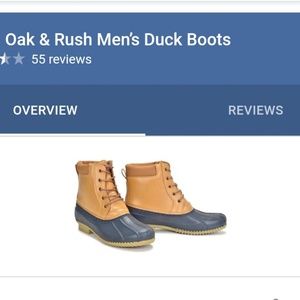 Men's Oak and Rush Duck Boots